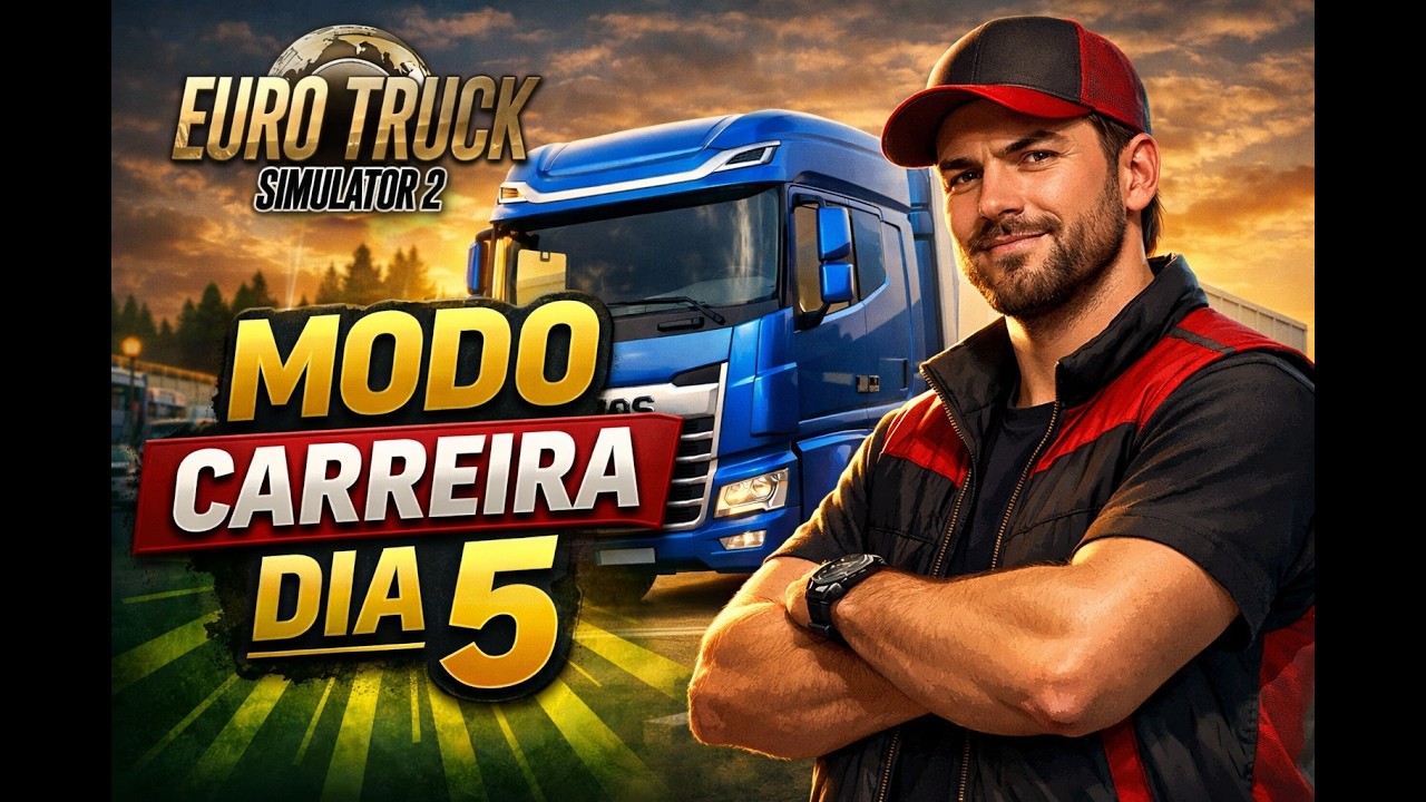 Sendo TESTADO na CHUVA de BITREM | ETS2 Modo Carreira #5