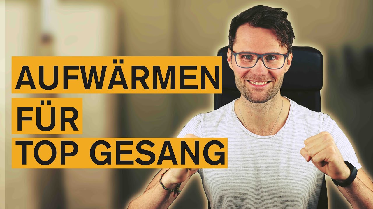Deine Stimme aufwärmen – 2 Profi-Übungen (sensationell einfach)