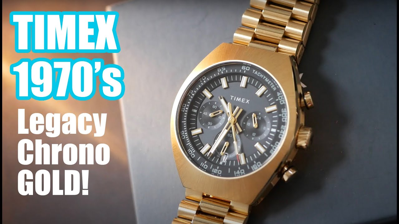 Review Of The Timex Legacy Chronograph - Gold!