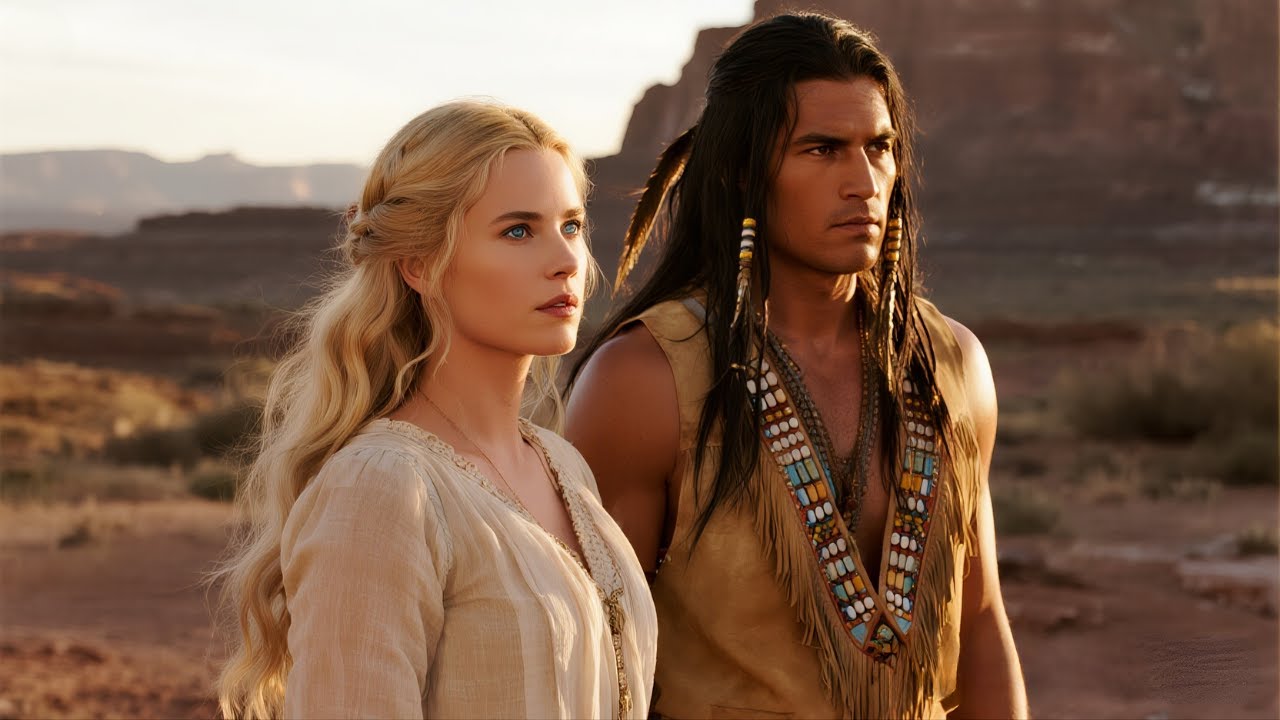 HER FATHER SWORE TO KILL THE APACHE — BUT SHE SWORE TO LOVE HIM