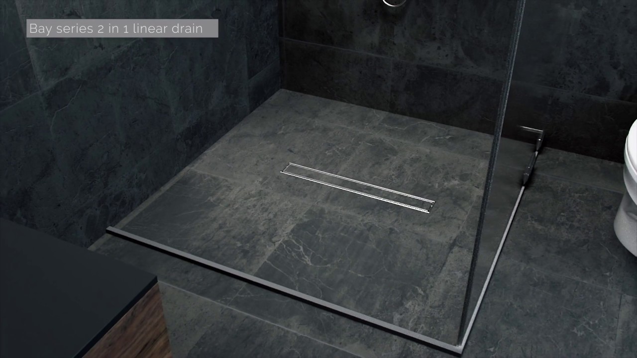 QM Drain - Bay Series Linear Drain 2-in-1