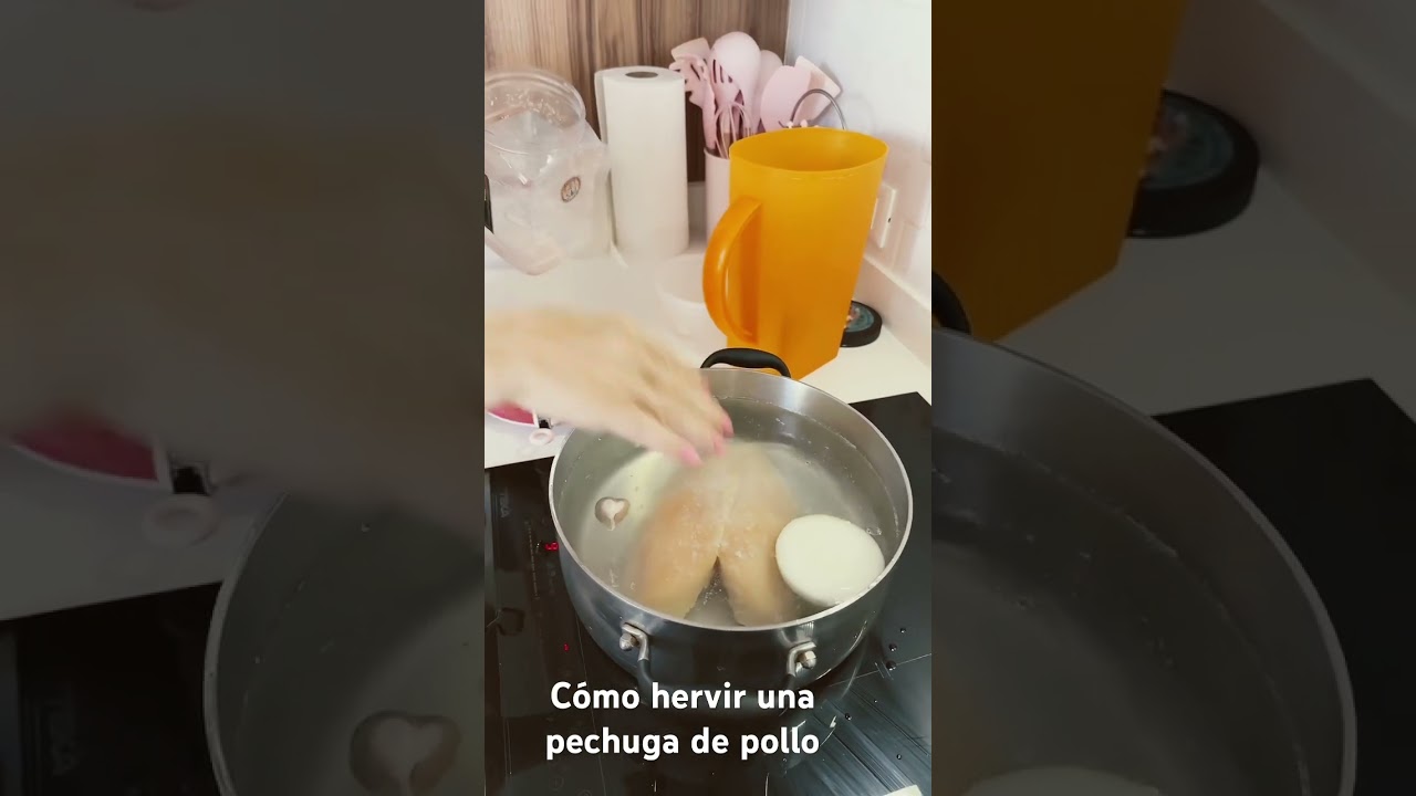C&oacute;mo hervir una pechuga de pollo