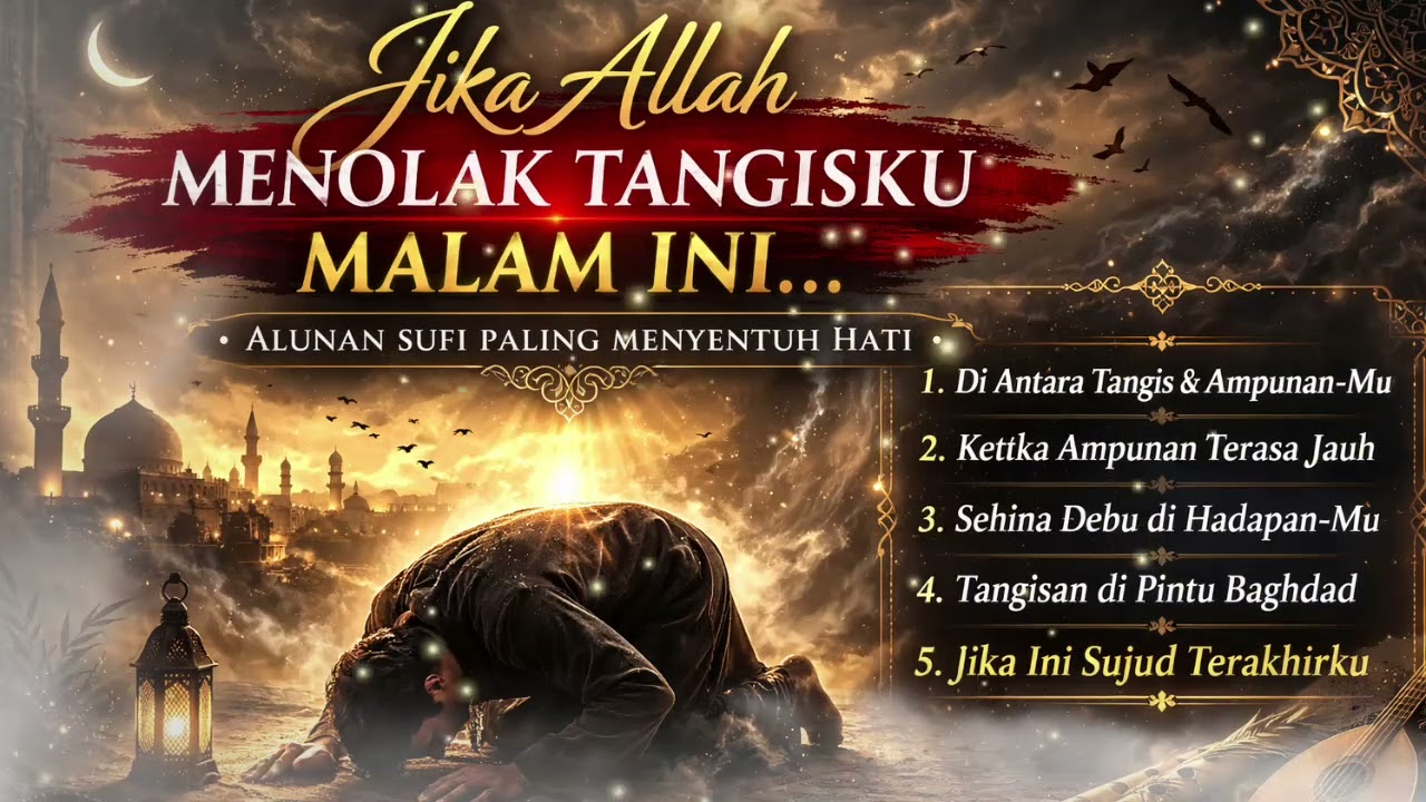 ALUNAN SUFI PALING MENYENTUH HATI (BIKIN NANGIS) | Jika Allah Menolak Tangisku Malam Ini… 😭 