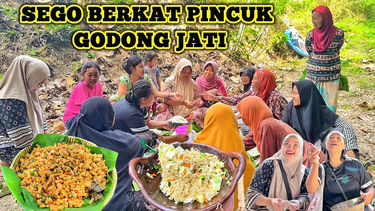 SEGO BERKAT DONG JATI // part 1 EDISI BALIK KAMPUNG #niahermanto #cooking #segoberkat 