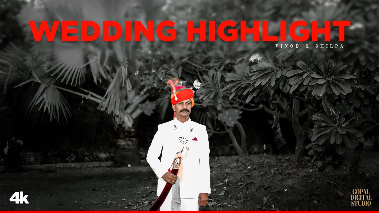 4K WEDDING HIGHLIGHT || VINOD & SHILPA || AHORE || #marwadiwedding #rajasthaniculture