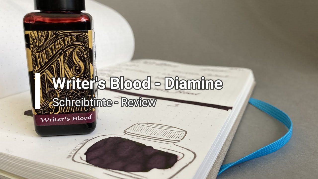 Writer's Blood von Diamine, Schreibtine - Review Deutsch