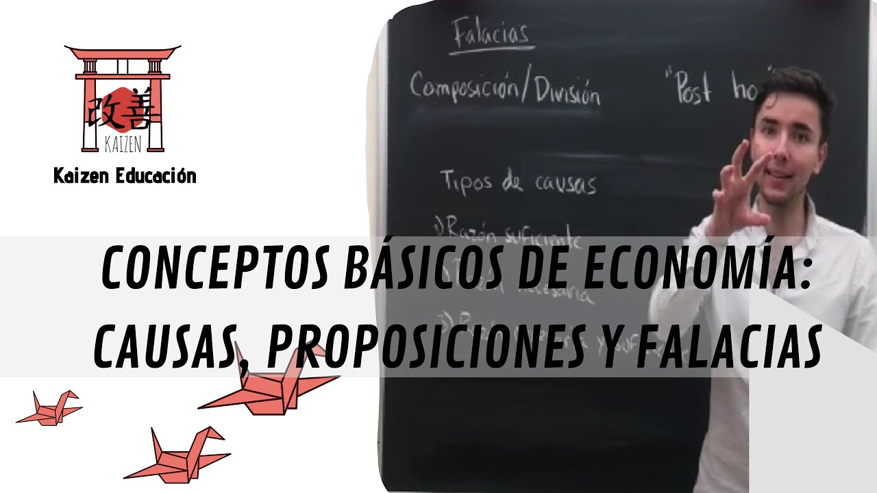 ECONOMÍA | CONCEPTOS BÁSICOS - CAUSAS Y FALACIAS