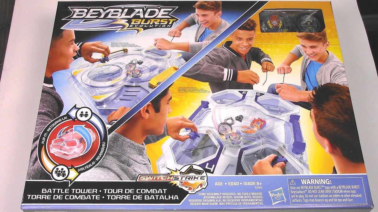 BATTLE TOWER Unboxing & Review!! Beyblade Burst Evolution | Hasbro