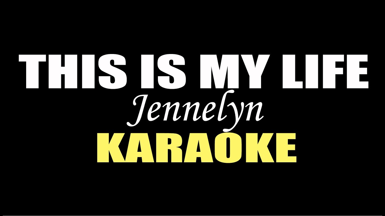 THIS IS MY LIFE KARAOKE IN STYLE OF JENNELYN SONG BY SHIRLEY BASSEY #viral #trending #karaoke