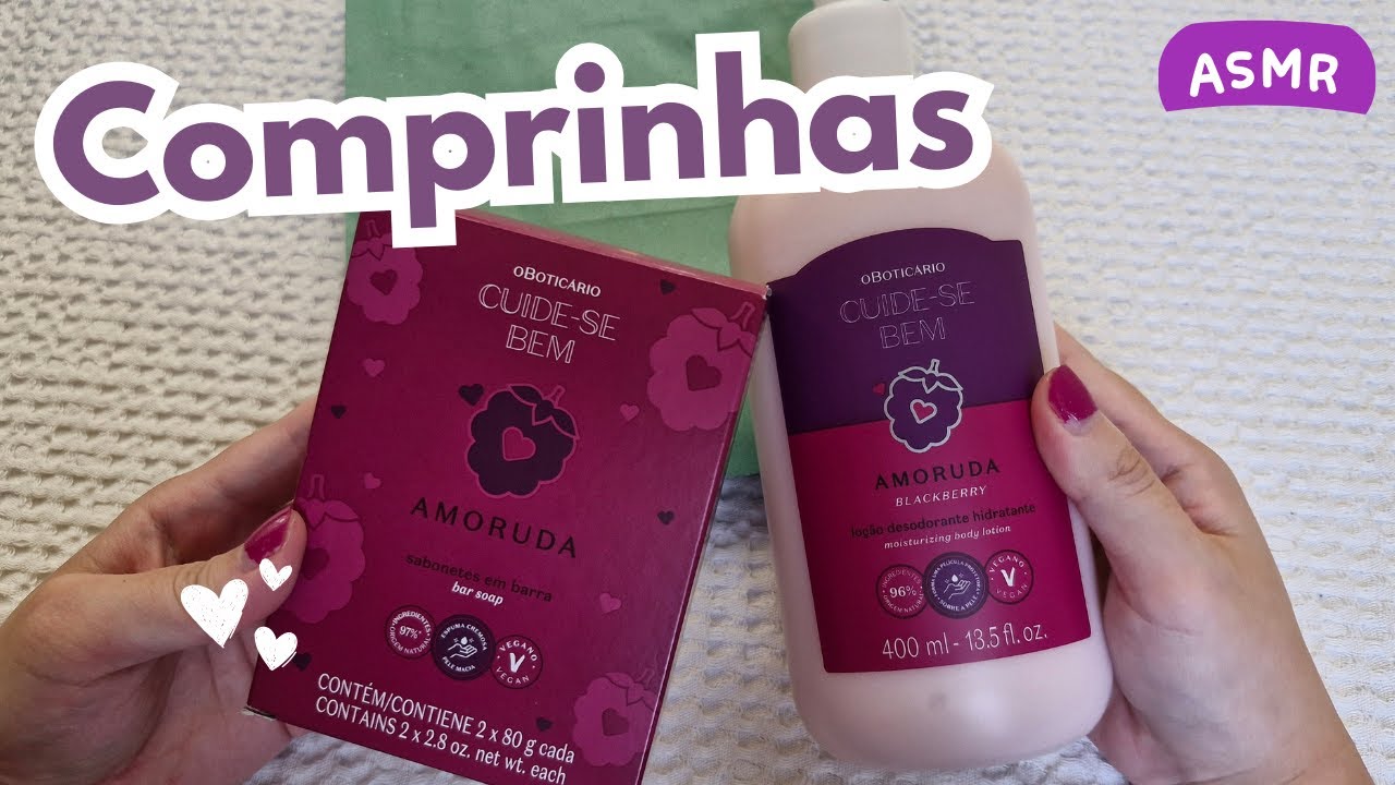 ASMR | Comprinhas de Beleza, Casa e Papelaria 🛍️ (voz suave)