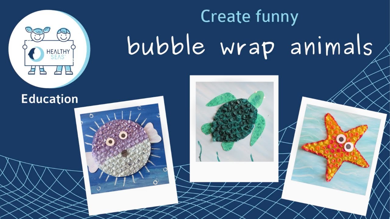 DIY Bubble Wrap Marine Animals
