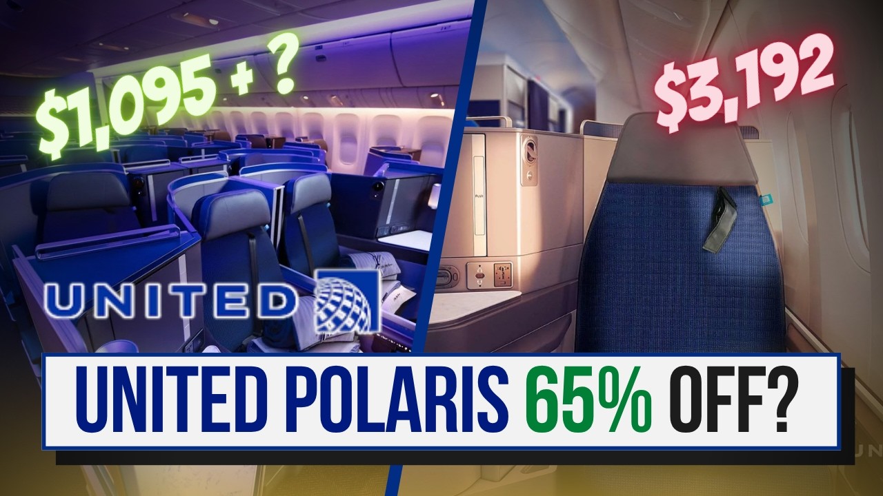HOW to Fly UNITED POLARIS BUSINESS Class for LESS by upgrading Economy Seats with Chase Points