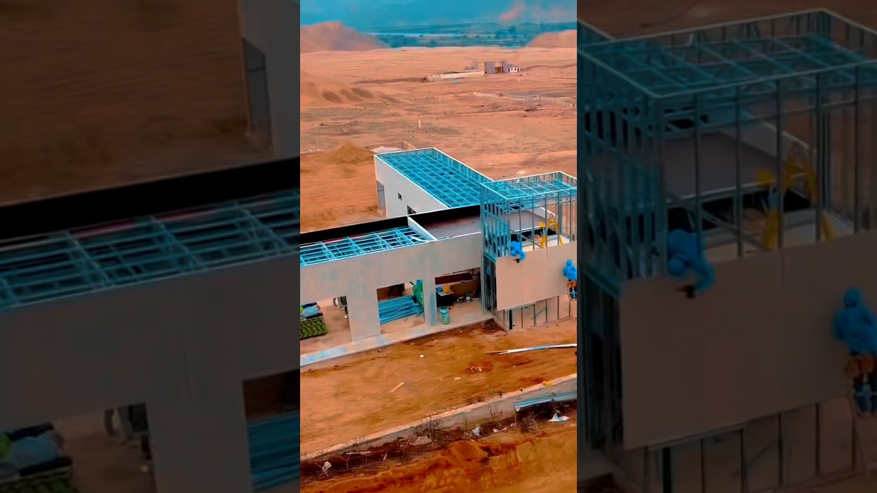 Construy&oacute; su casa de campo con puro Drywall para ir a relajarse los fines de semana 💆&zwj;♂️😌