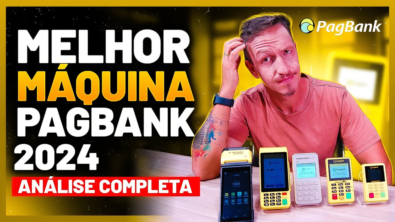 Qual a MELHOR MÁQUINA de Cartão PAGSEGURO em 2024 ? O Review MAIS COMPLETO da Internet