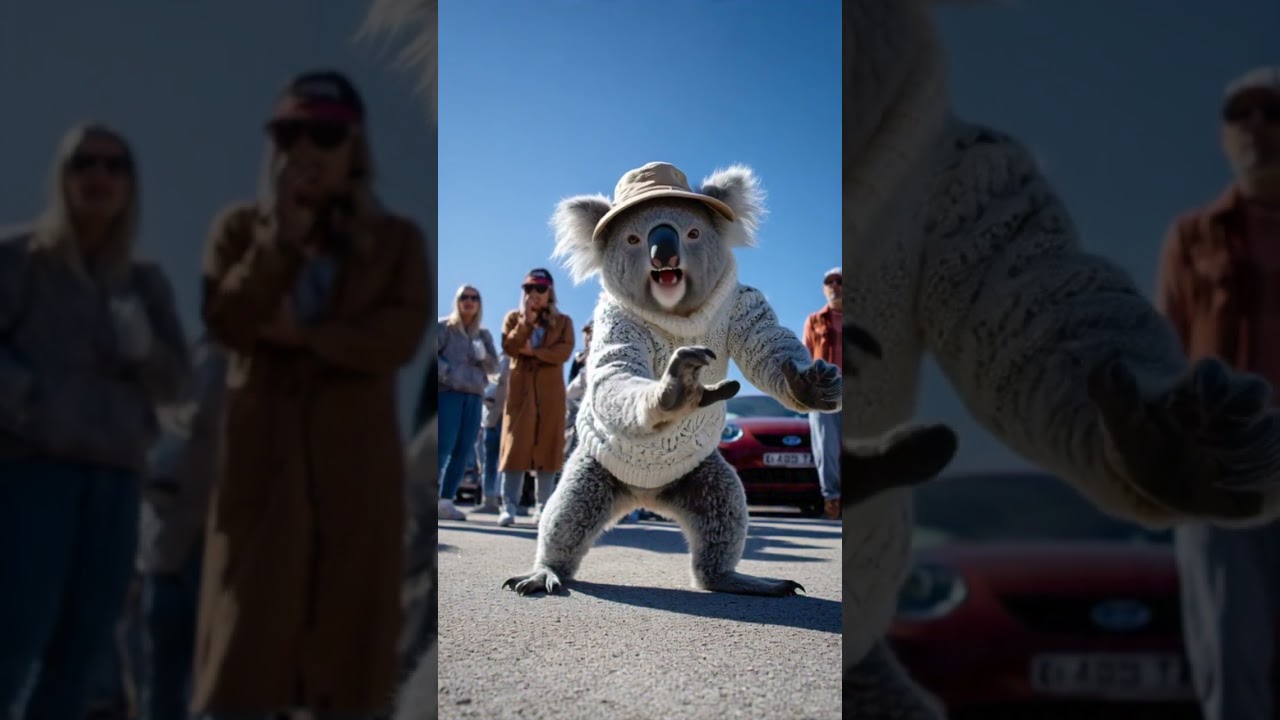 Koala Spreading Cool Aussie Hilltop Hoods Style Vibes 