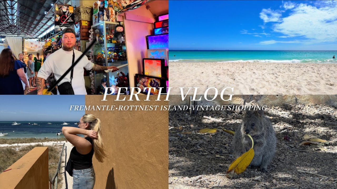 PERTH VLOG | Exploring Fremantle, Rottnest Island and Vintage Shopping