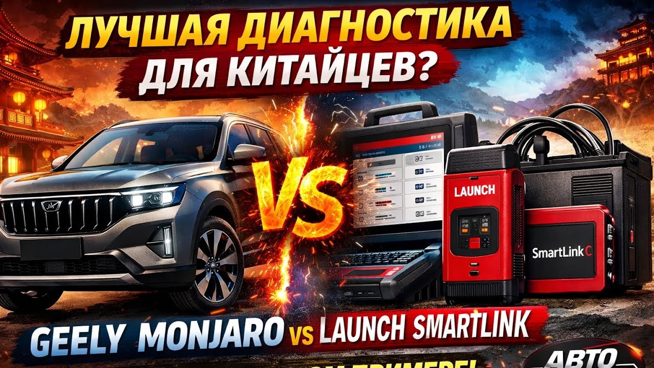 Диагностика GEELY MONJARO с LAUNCH SMARTLINK 
