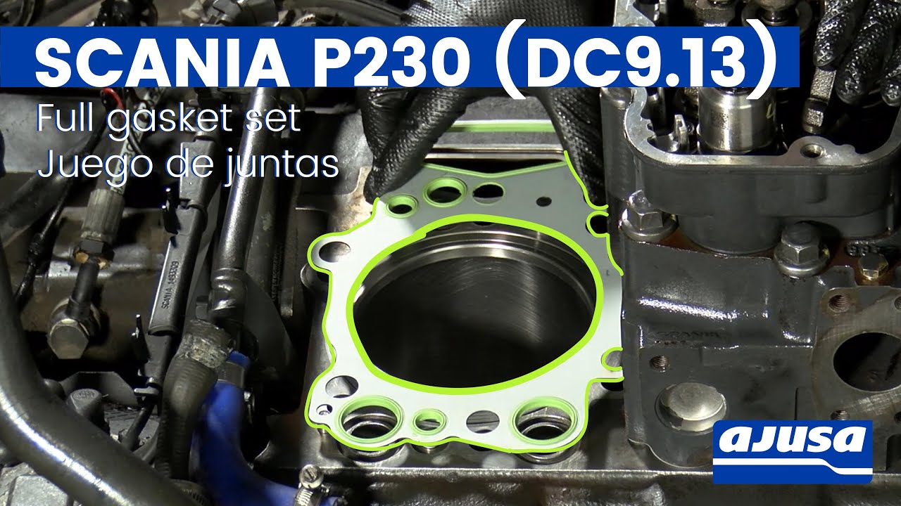 Montaje montor - Engine assembly | #SCANIA P230 (DC9.13)