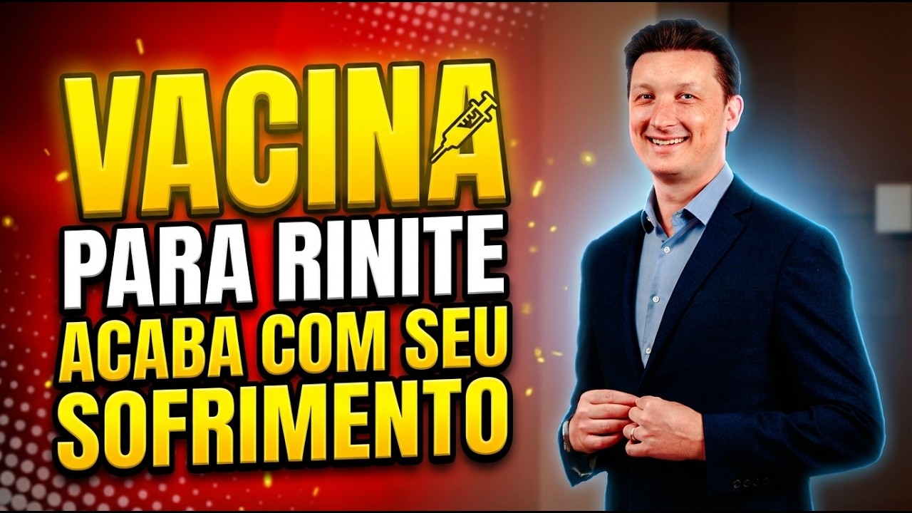 FINALMENTE: Descubra a VACINA PARA RINITE que VAI RESOLVER seu Problema! VEJA AQUI