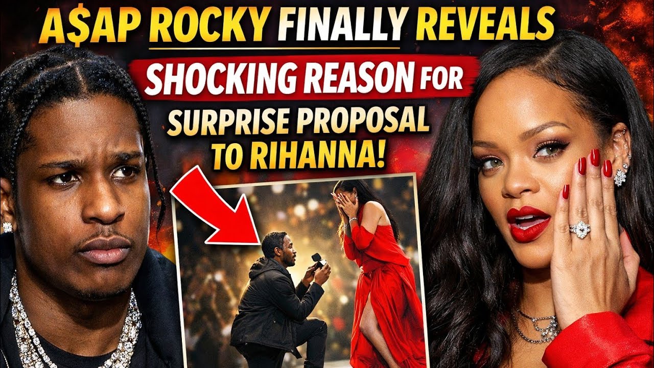 😱ASAP Rocky FINALLY REVEAL SHOCKING Reason For SURPRISE Proposal for Rihanna
