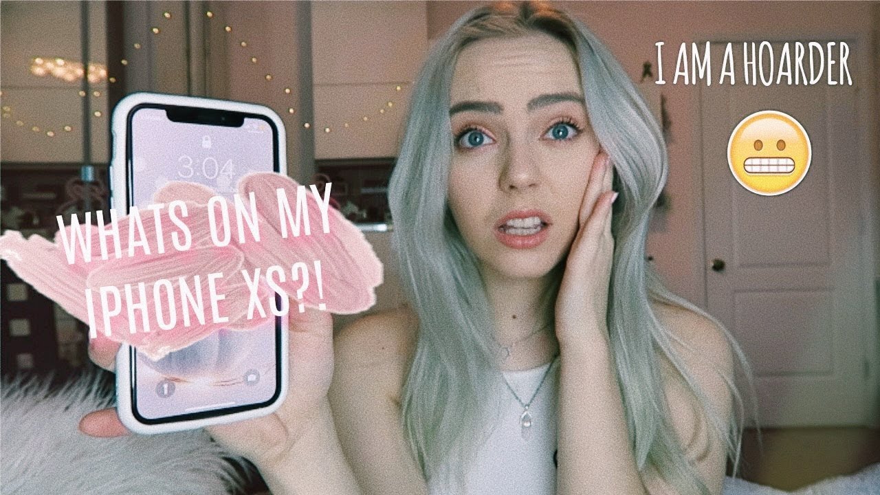 WHATS ON MY IPHONE XS?! .... IM A HOARDER