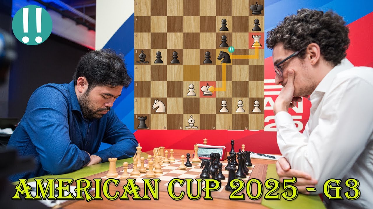 FORK ROOK!! Fabiano Caruana vs Hikaru Nakamura || American Cup 2025 Blitz - G1
