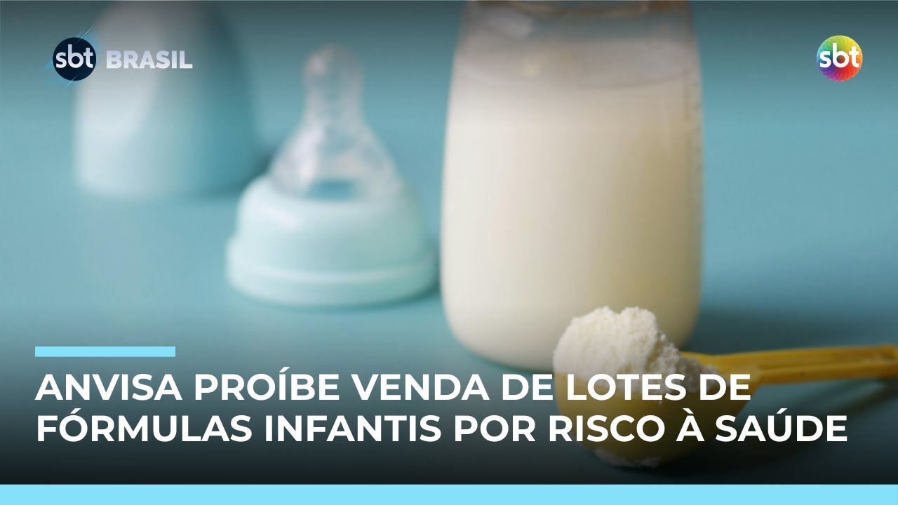 Anvisa proíbe venda de lotes de fórmulas infantis por risco de contaminação por toxina | #SBTBrasil