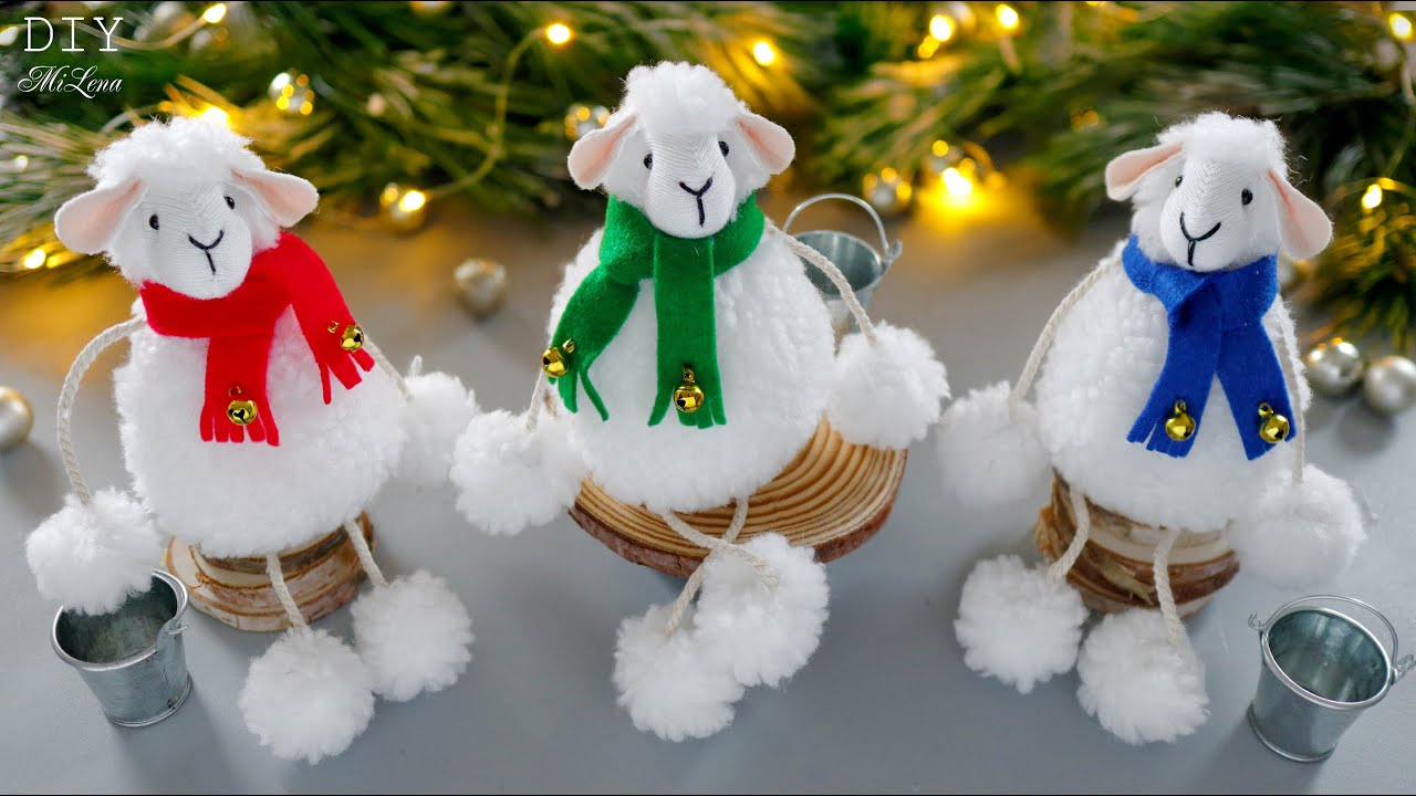 🐏 РОЖДЕСТВЕНСКИЕ ОВЕЧКИ 🎄 Christmas Sheep 🐏