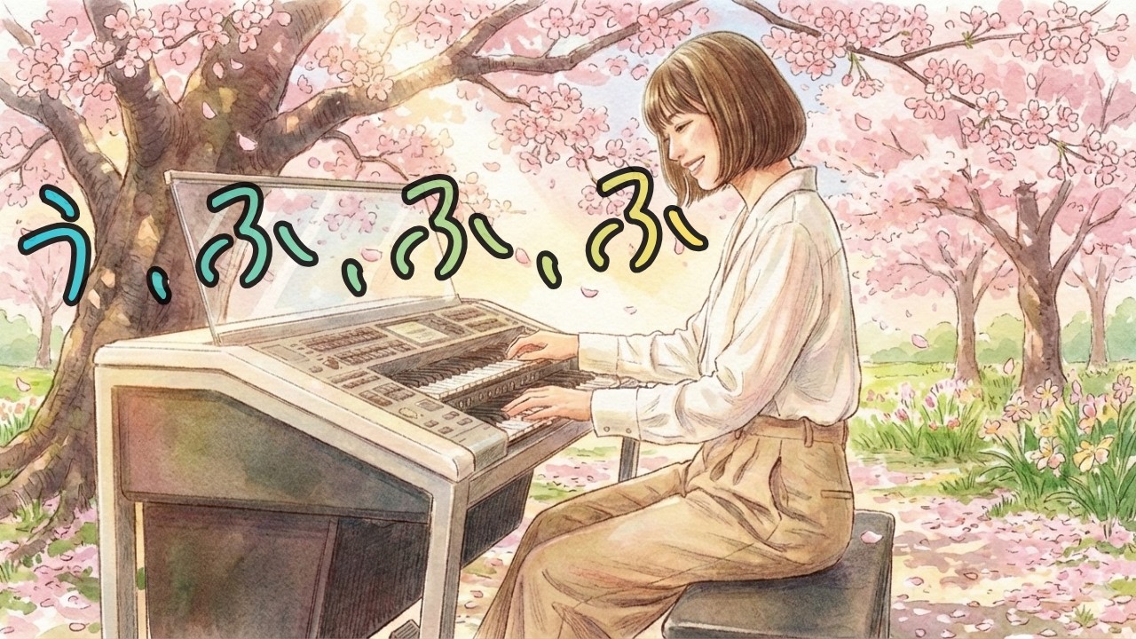 【う、ふ、ふ、ふ、】EPO エレクトーン ／ レジストレーションメニュー