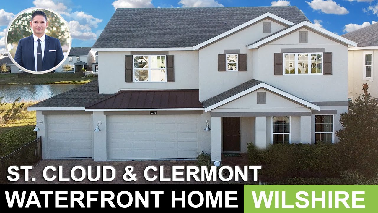 Central Florida Waterfront Pool Home Tour | Wilshire Model | Move to Orlando