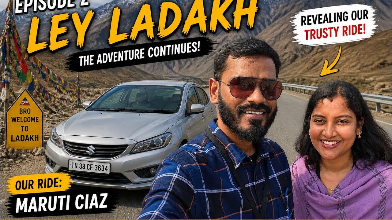 🚗 Entha Car la porom theriyuma | A Solo Family Road Trip | Coimbatore to Ley Ladakh 2026 #ennakarthi