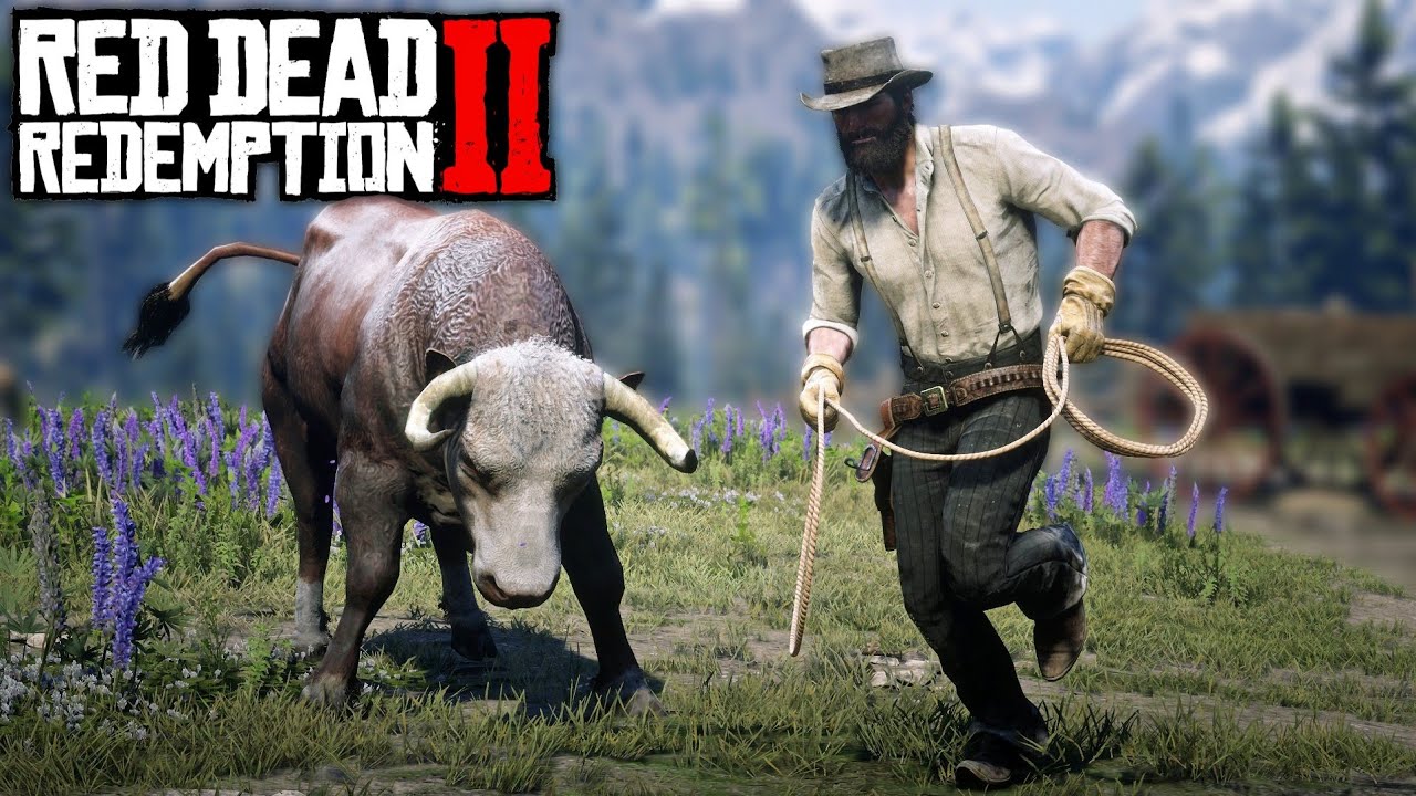 RED DEAD REDEMPTION 2 #44 | PRIMEIRO DIA NA FAZENDA e O TOURO BRAVO!