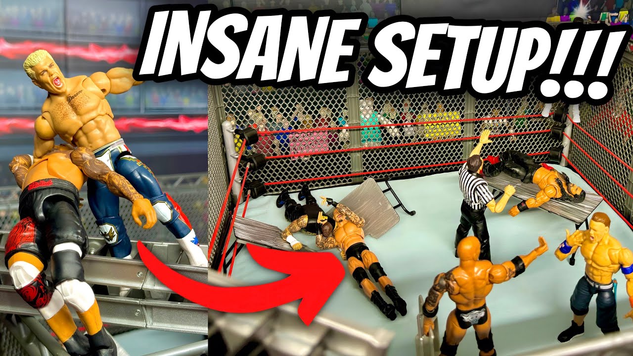 MASSIVE Setup of WWE ACTION FIGURES!