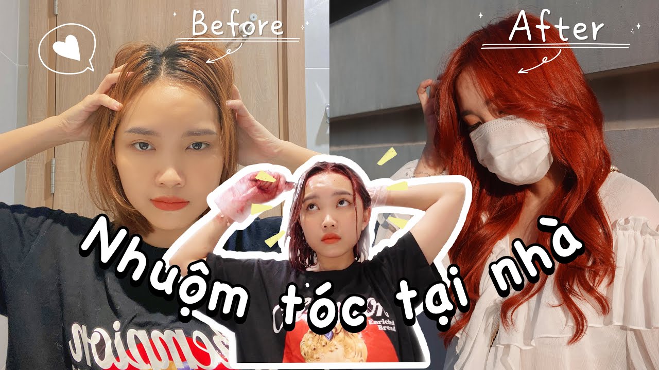 TÓC KHÔNG MÁU LỬA ĐỜI KHÔNG NỂ 🔥 NHUỘM TÓC TẠI NHÀ KHÔNG CẦN TẨY VẪN CHÁY ❤️