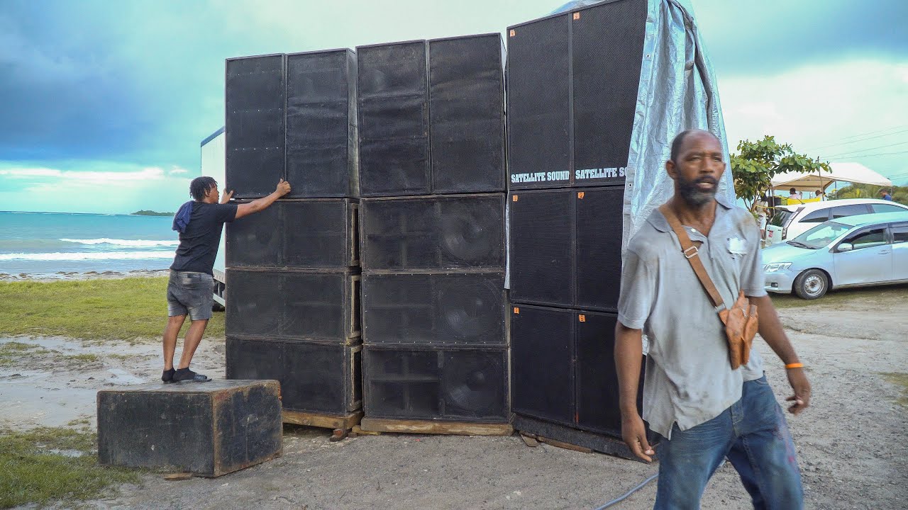 Dynamite And Satellite Sound Setup In St. Ann Bay Dec 9, 2023