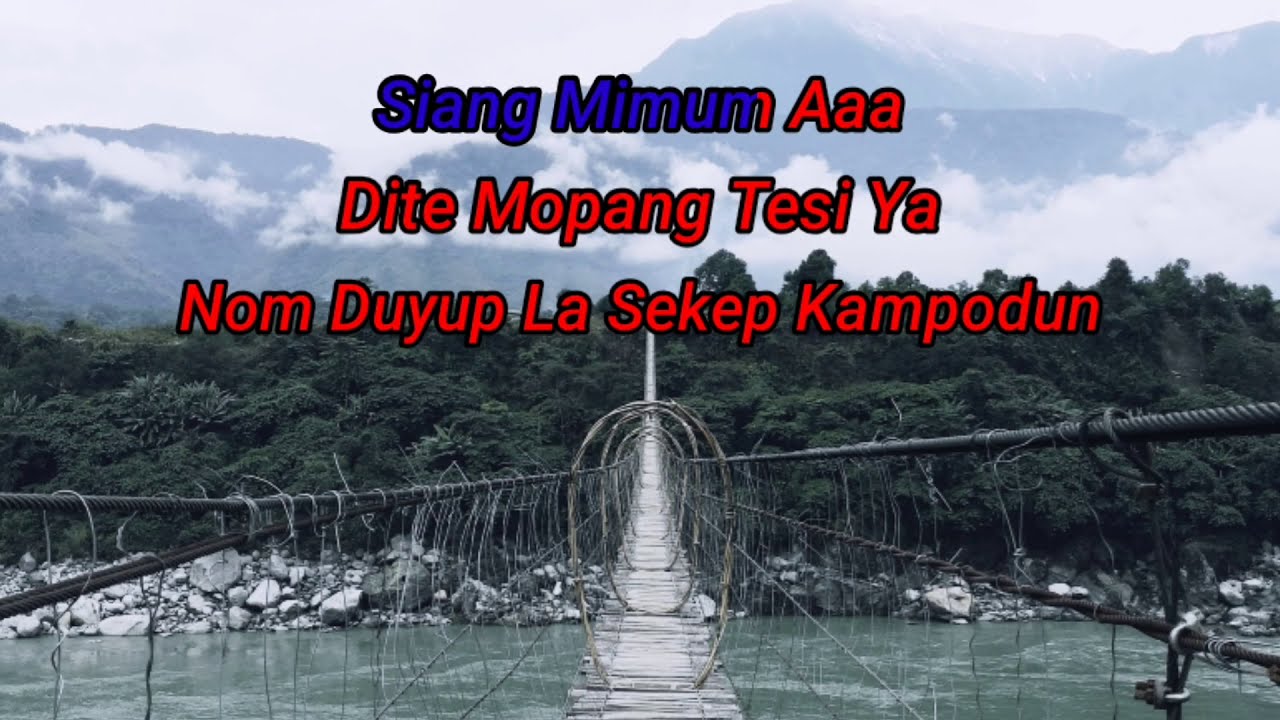 Siang Mimum Aa Clean Karaoke / Adi Song