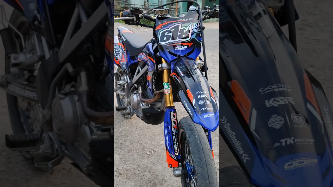 Decal klx kombinasi hologram#sticker #automobile #decalsticker #klx150 #klxmodification
