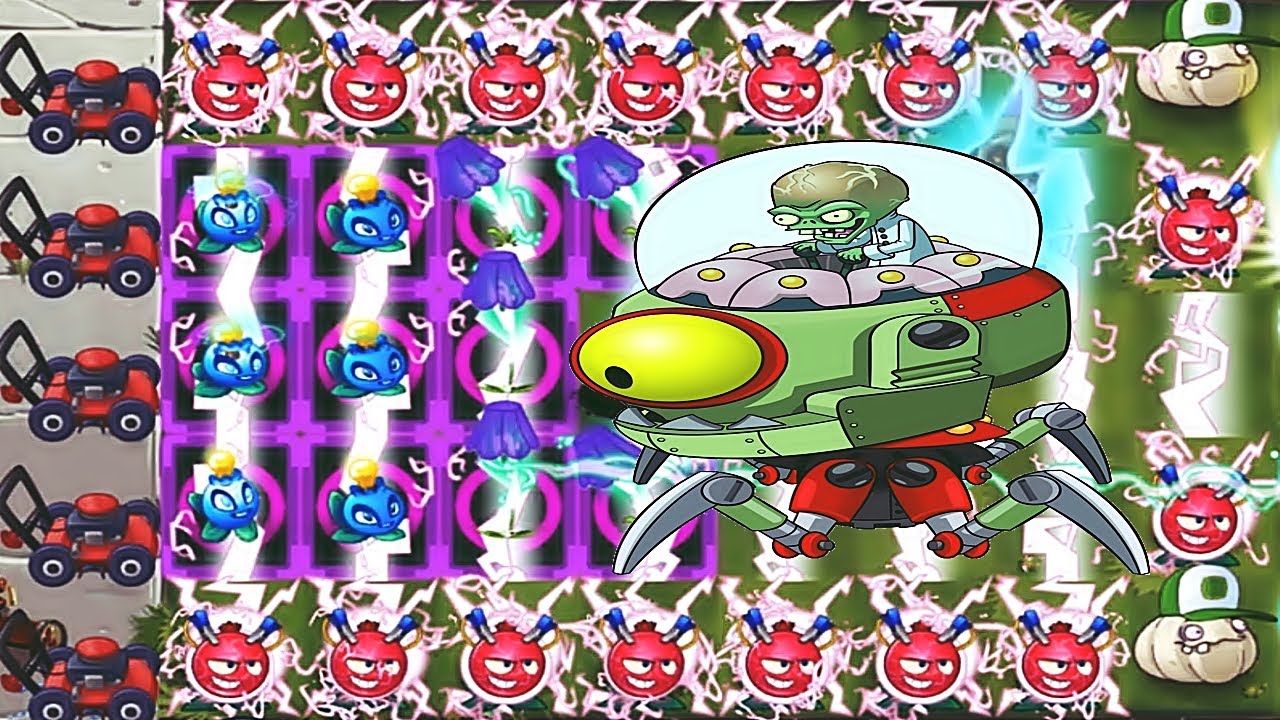 Plants vs Zombies 2 MOD: TEAM ELECTRIC Pvz2 Vs Freakin' Zomboss: Gameplay 2017.