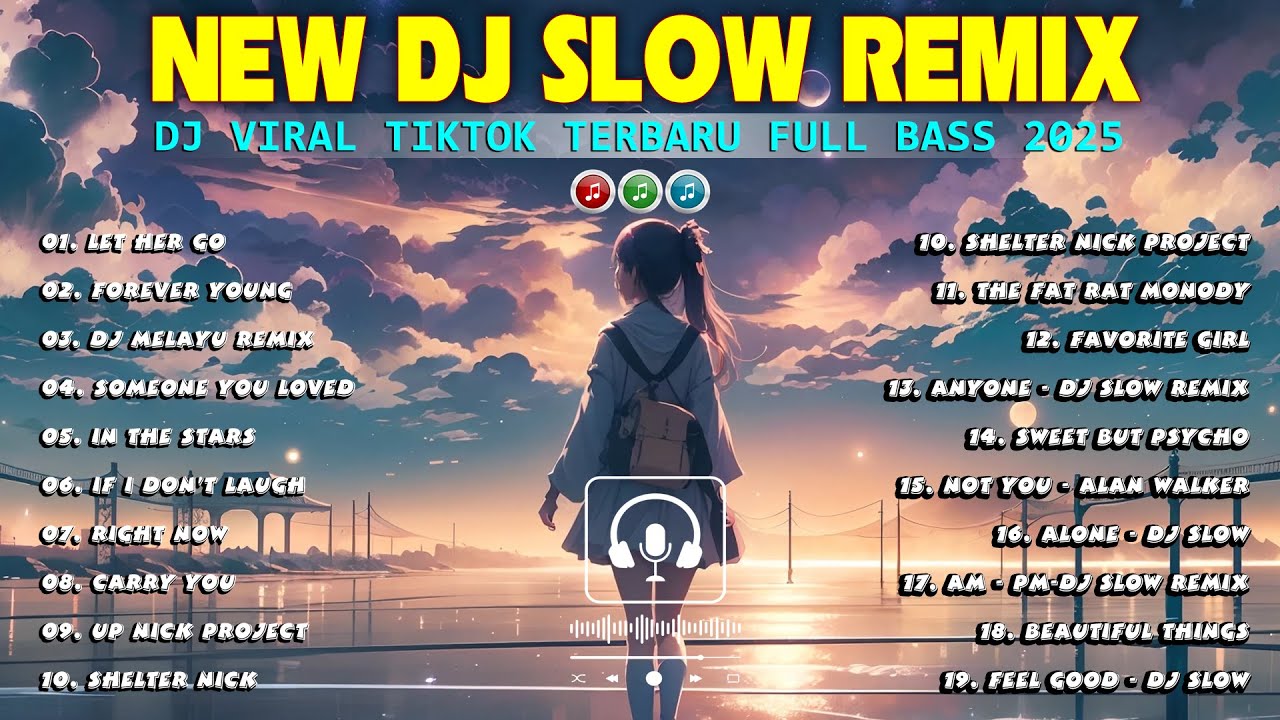 DJ TIKTOK TERBARU 2025🎵DJ SLOW REMIX🎵DJ LET HER GO FULL ALBUM