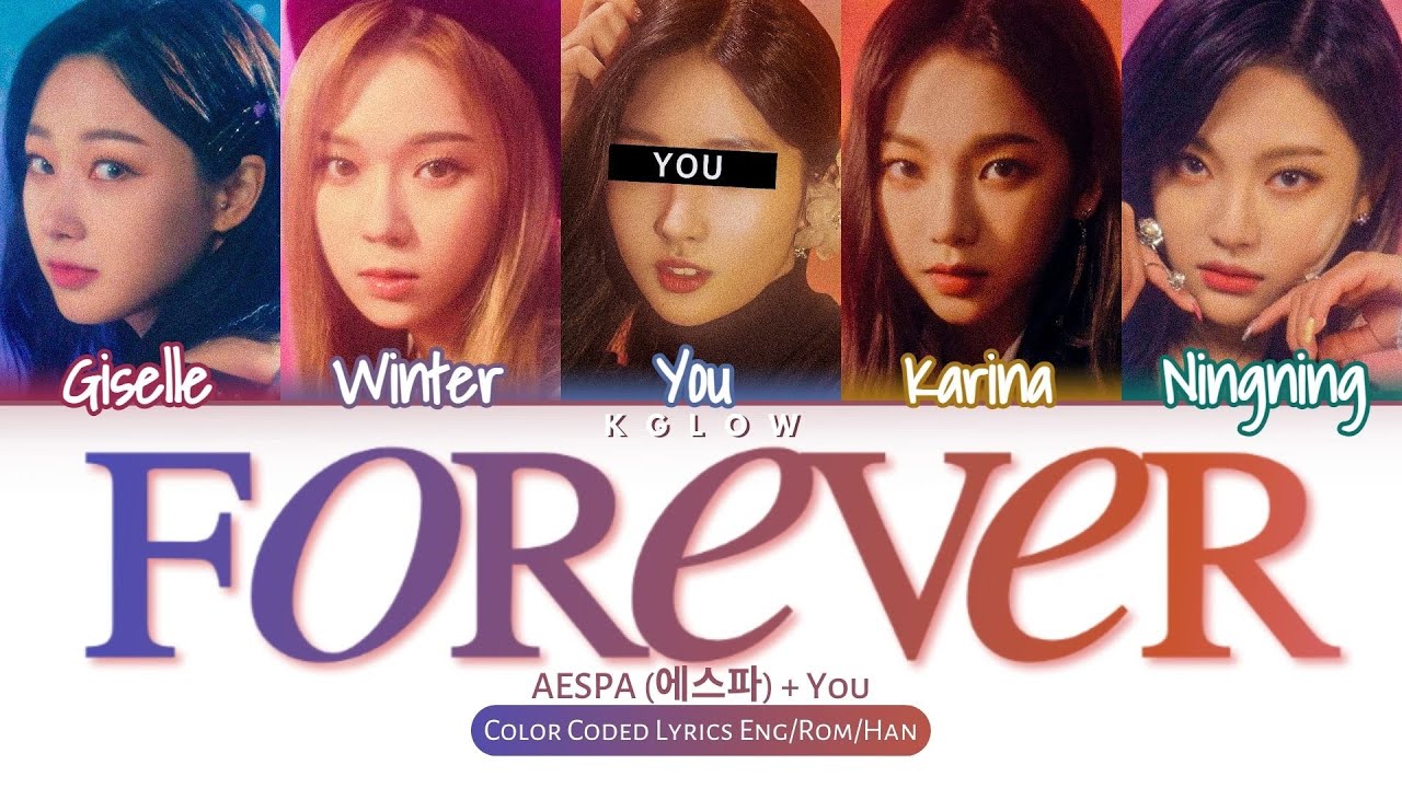 [Karaoke] aespa (에스파) "FOREVER" (Color Coded Eng/Han/Rom/가사) (5 Members)