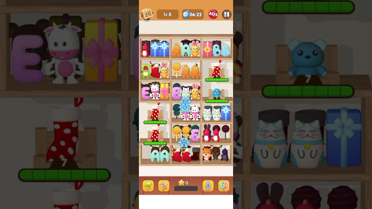 Goods Sort Game Level 1-11 Day 1