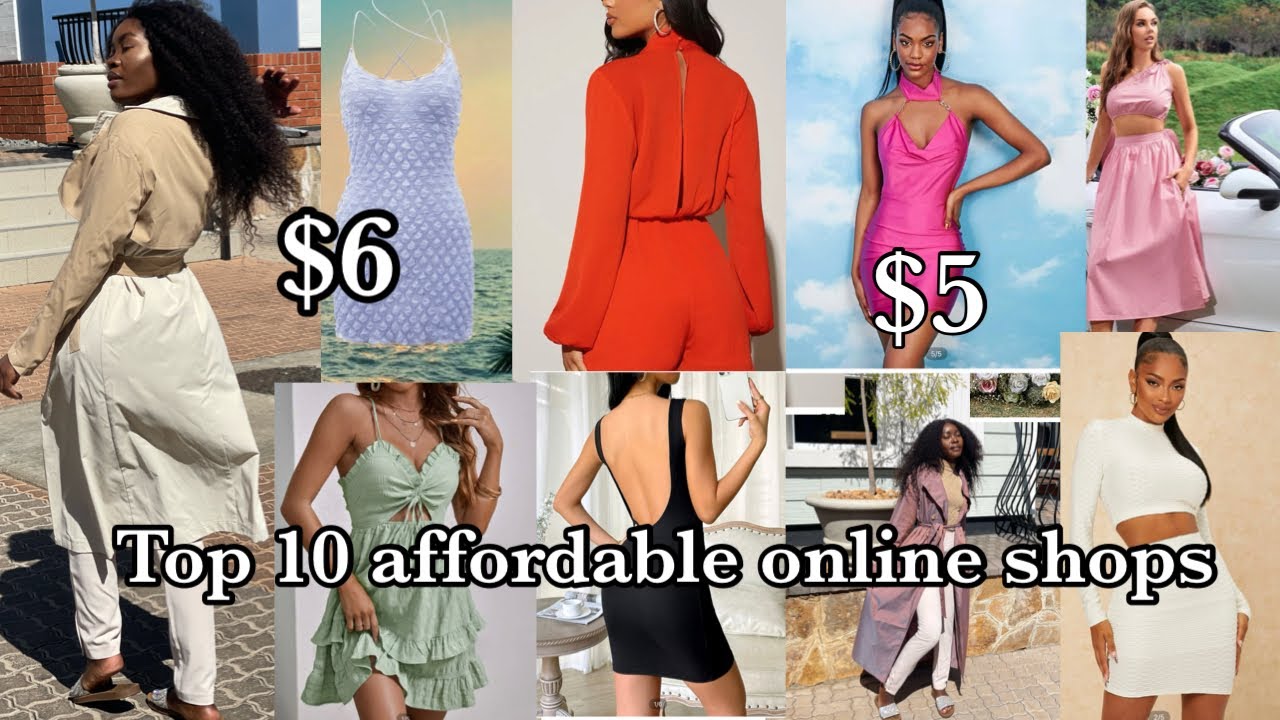 Best places to shop online for trendy clothes| Affordable online stores | Cheap clothing stores