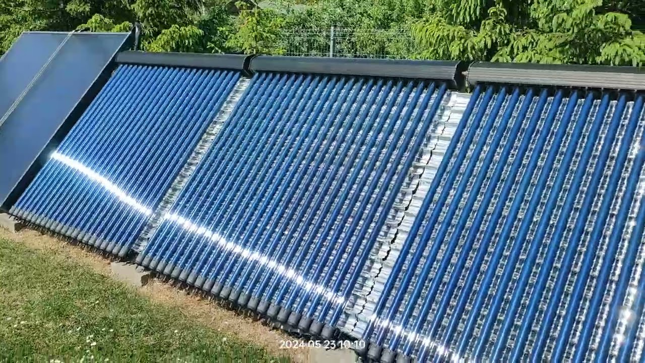 kolektory próżniowe HEAT PIPE z ekranami, test tygodniowy
