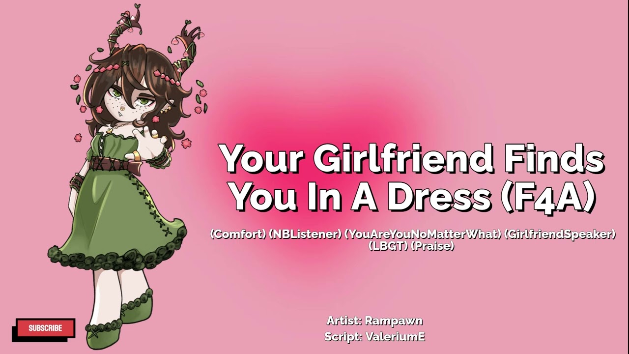 Your Girlfriend Finds You In A Dress (F4A)