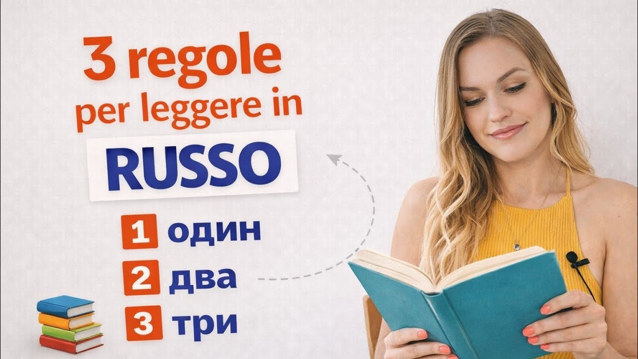 3 REGOLE PRINCIPALI per leggere CORRETTAMENTE in russo - Lezione 27
