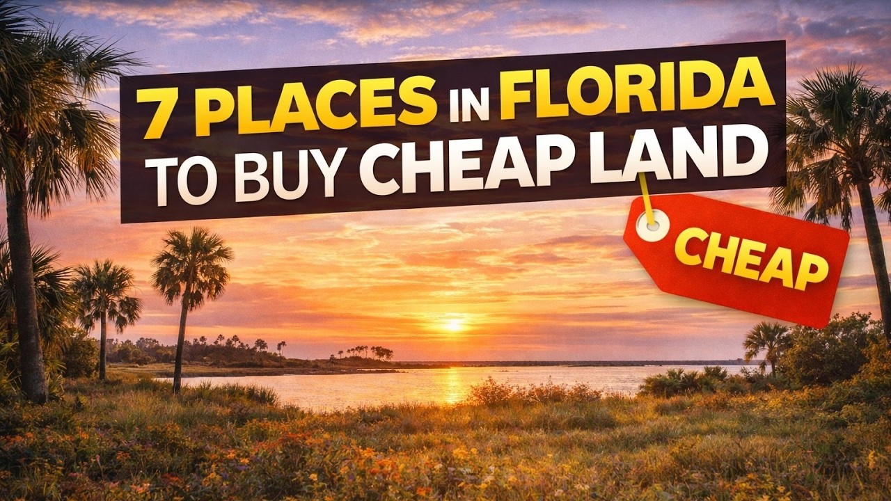 7 Places In Florida To Buy Cheap Land