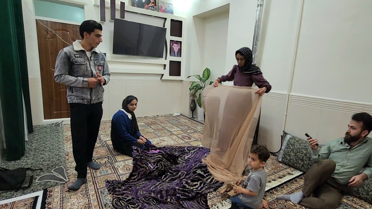 Fatima's efforts, from sewing a wedding dress to beautifying the house. 