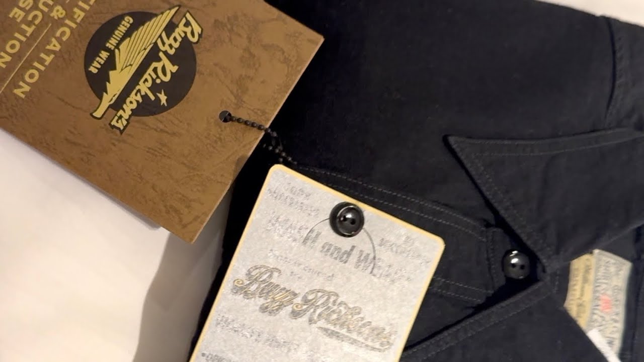 Buzz Rickson Black Chambray Workshirt Lot No. BR29143 / WILLIAM GIBSON COLLECTION | unboxing