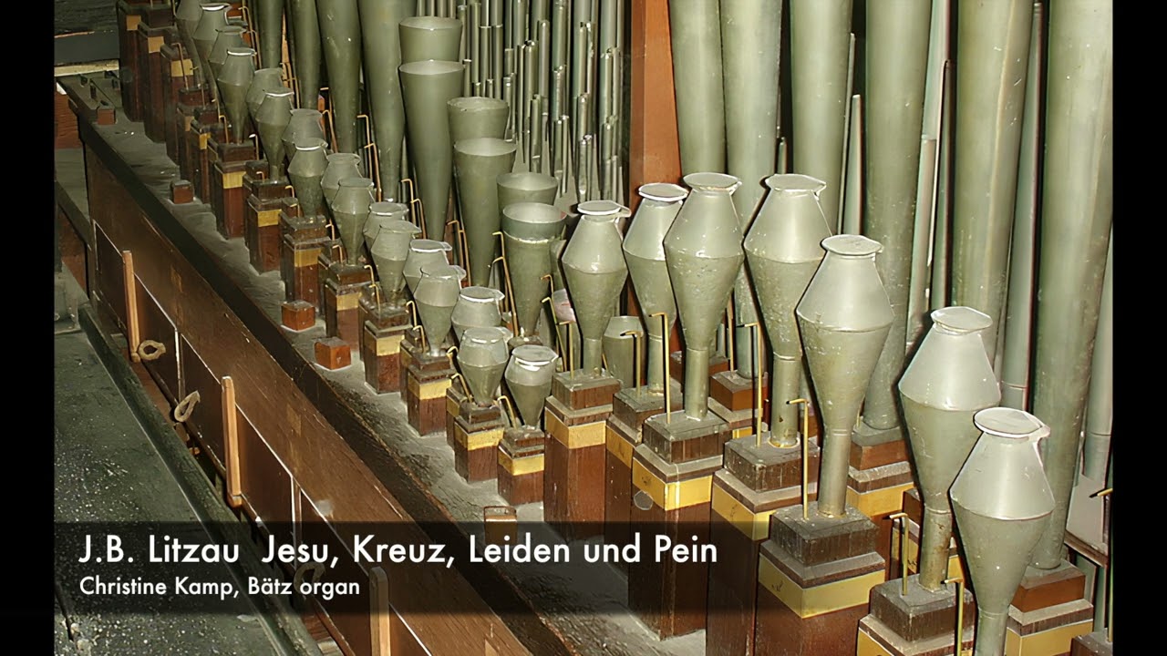 Litzau: Jesu, Kreuz, Leiden und Pein (+Vox Humana), Christine Kamp, Bätz organ, Grote Kerk, Weesp