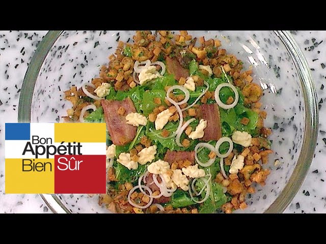Etuv&eacute;e de girolles au pissenlit en salade [Recette]
